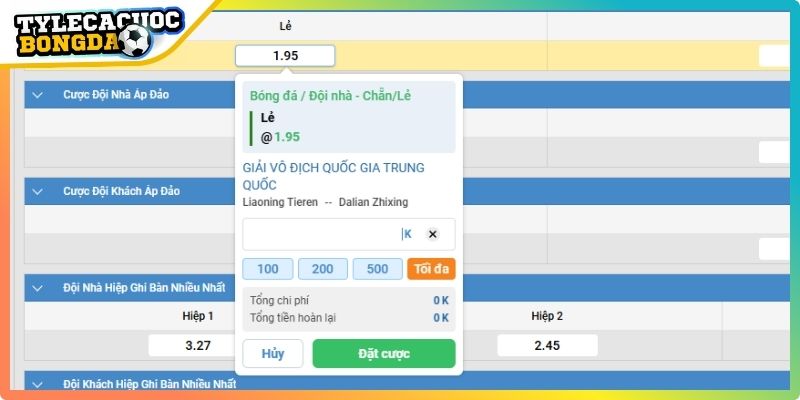 Hiểu rõ kèo số bàn thắng chẵn lẻ